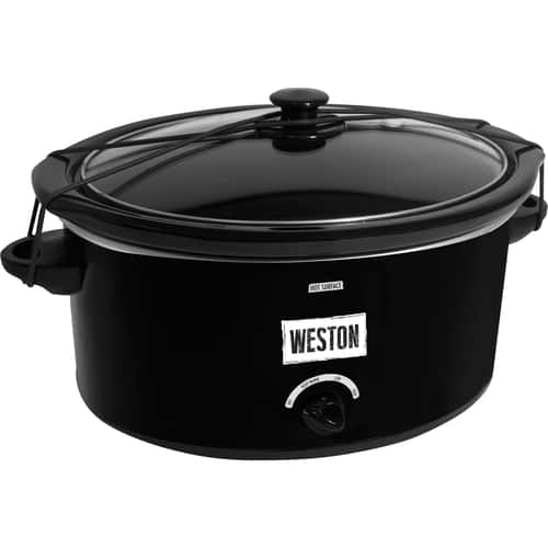 GTIN 812830021168 product image for Weston - 8qt Slow Cooker - Black | upcitemdb.com