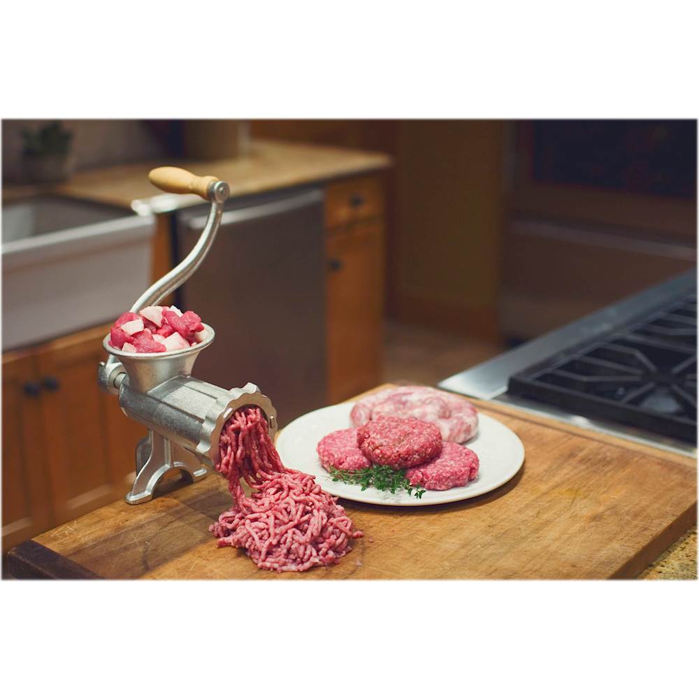 Weston #22 Manual Meat Grinder & Sausage Stuffer Silver 36-2201-W - Best Buy