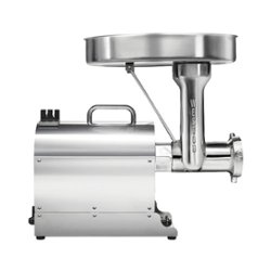 Weston - Pro Series #32 Electric Meat Grinder and Sausage Stuffer - Silver - Front_Zoom