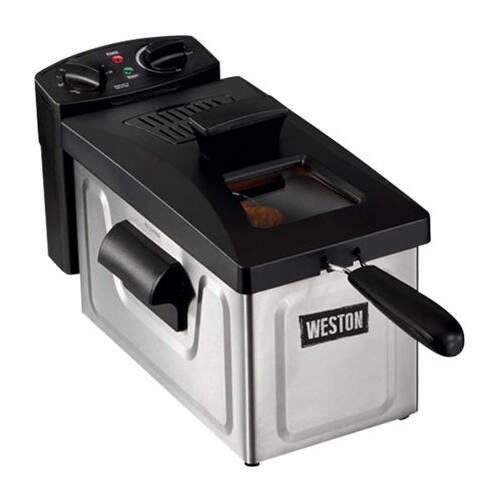 GTIN 812830021113 product image for Weston - Digital Deep Fryer - Silver | upcitemdb.com