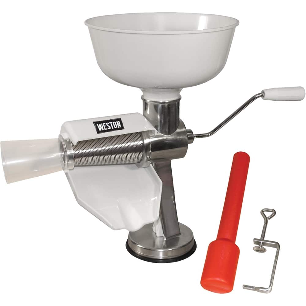 Weston - Tomato Press & Sauce Maker - Silver/White - Angle_Zoom