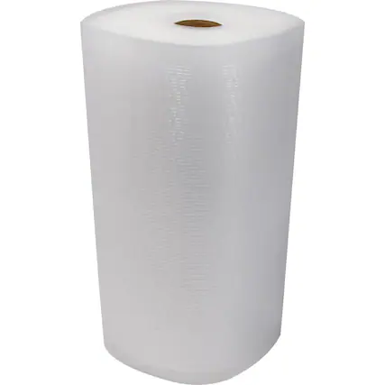 Angle. Weston - 8" x 50' Vacuum Sealer Bags Roll - Transparent.
