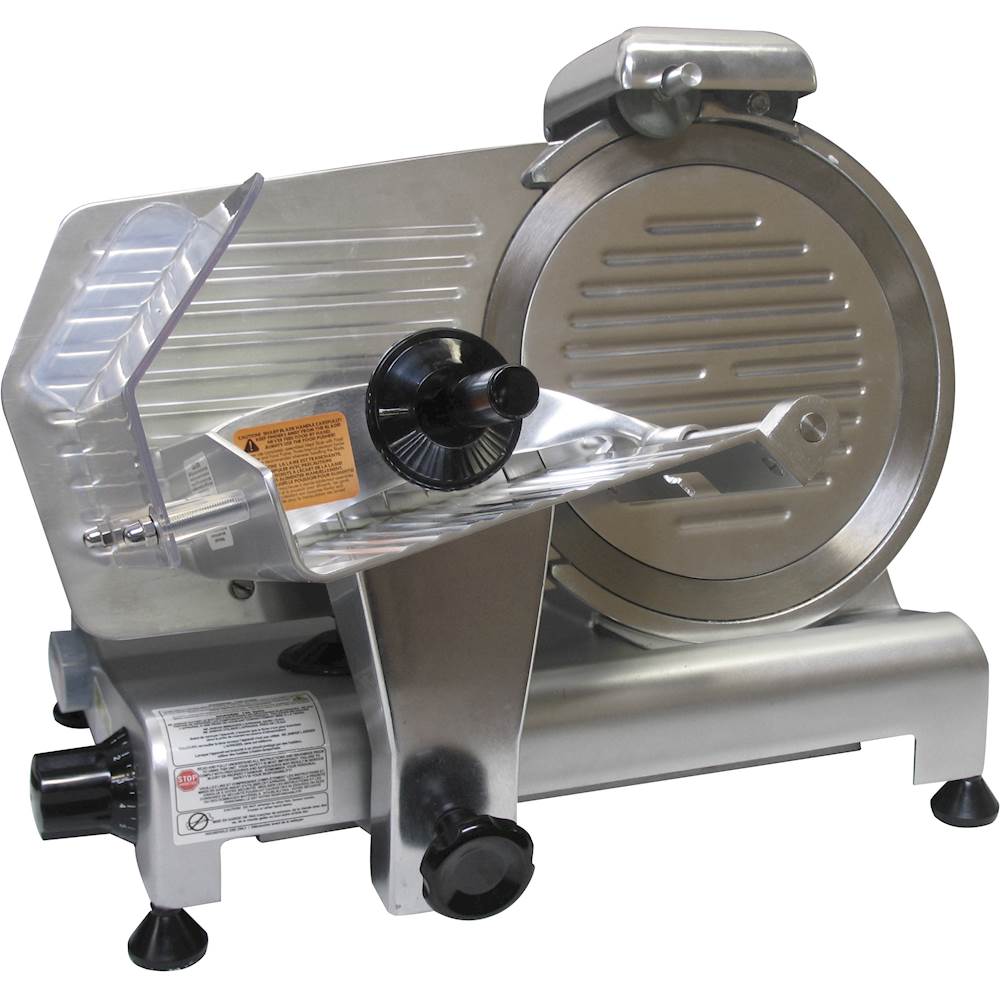 Angle View: Weston - Pro 320 10" Meat Slicer - Silver