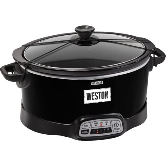 Weston 7qt Slow Cooker Black 032300W Best Buy