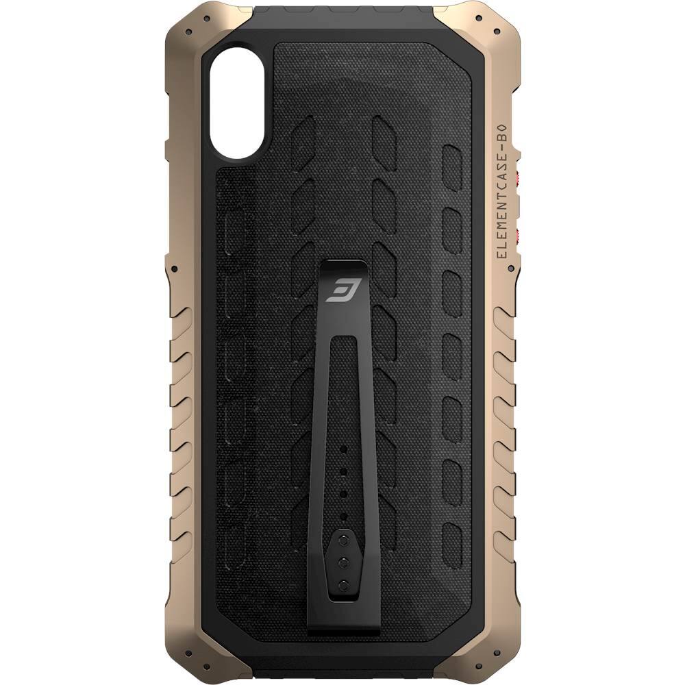 black ops case for apple iphone x and xs - desert brown