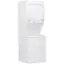 Angle. GE - 2.3 Cu. Ft. Top Load Washer and 4.4 Cu. Ft. Electric Dryer Laundry Center - White.