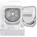 Alt View 13. GE - 2.3 Cu. Ft. Top Load Washer and 4.4 Cu. Ft. Electric Dryer Laundry Center - White.