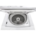 Alt View Zoom 2. GE - 2.3 Cu. Ft. Top Load Washer and 4.4 Cu. Ft. Electric Dryer Laundry Center - White on white.