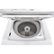 Alt View Zoom 2. GE - 2.3 Cu. Ft. Top Load Washer and 4.4 Cu. Ft. Electric Dryer Laundry Center - White on white.