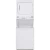 Front. GE - 3.8 Cu. Ft. Top Load Washer and 5.9 Cu. Ft. Gas Dryer Laundry Center - White.