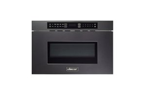 Dacor - 24" 1.2 Cu. Ft. Built-In Microwave Drawer with Multi-Sequence Cooking and Smart Moisture Sensor - Graphite stainless steel - Front_Zoom
