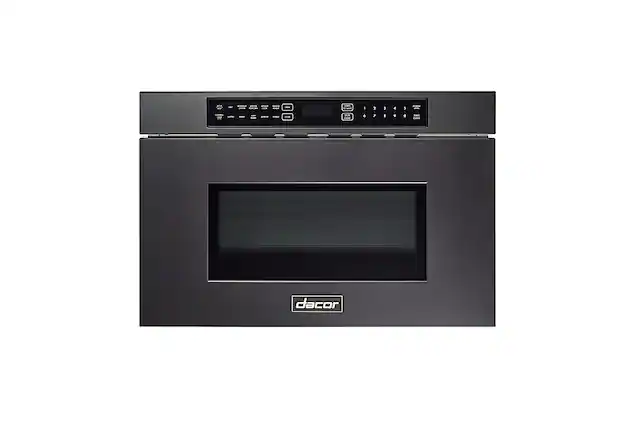 Front. Dacor - 24" 1.2 Cu. Ft. Built-In Microwave Drawer with Multi-Sequence Cooking and Smart Moisture Sensor - Stainless Steel.