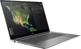 HP - Refurbished Excellent - ZBook Studio G7 15.6" Refurbished Laptop - Intel 10th Gen Core i9 with 32GB Memory - NVIDIA Quadro T2000 - 1TB SSD - Gray