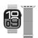 Angle. Vonmahlen - Classic Band 2 silicone band for Apple Watch - Silver.