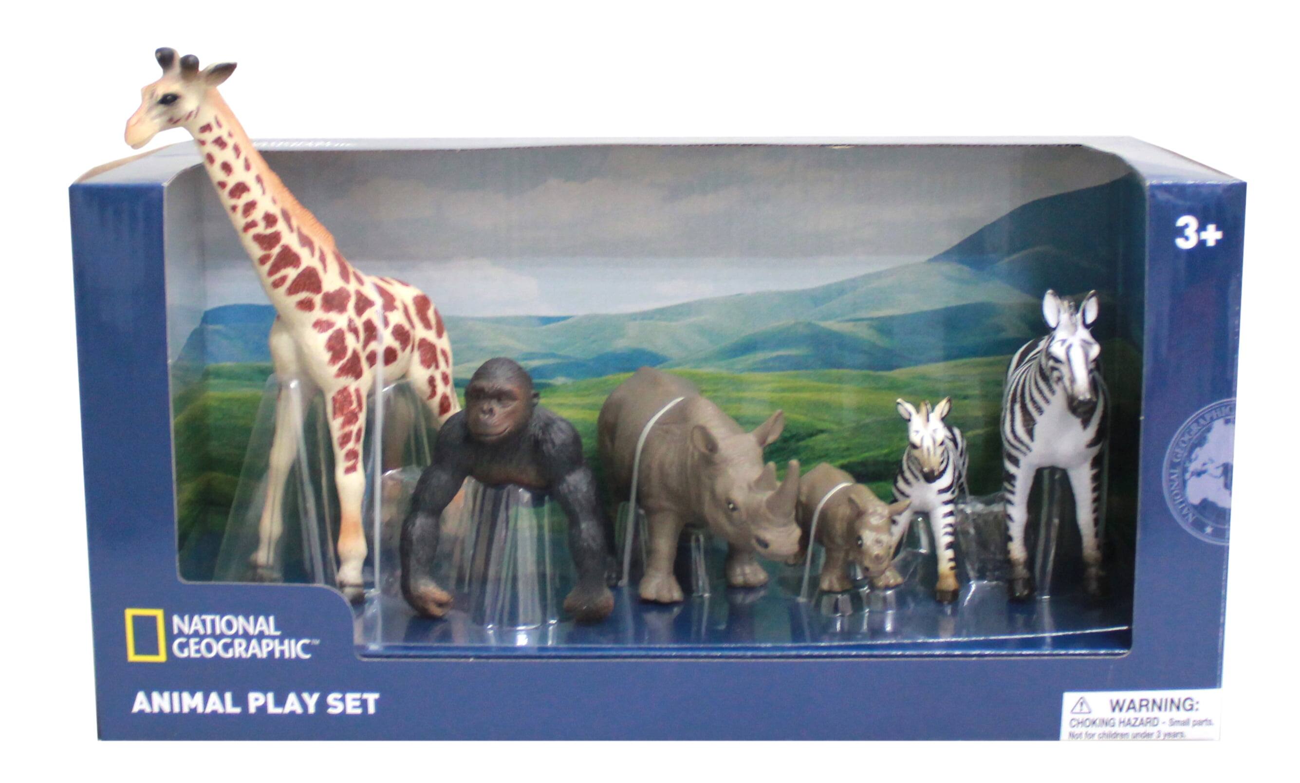 3+  
NATIONAL GEOGRAPHIC  
ANIMAL PLAY SET  

WARNING: CHOKING HAZARD - Small parts. Not for children under 3 years.