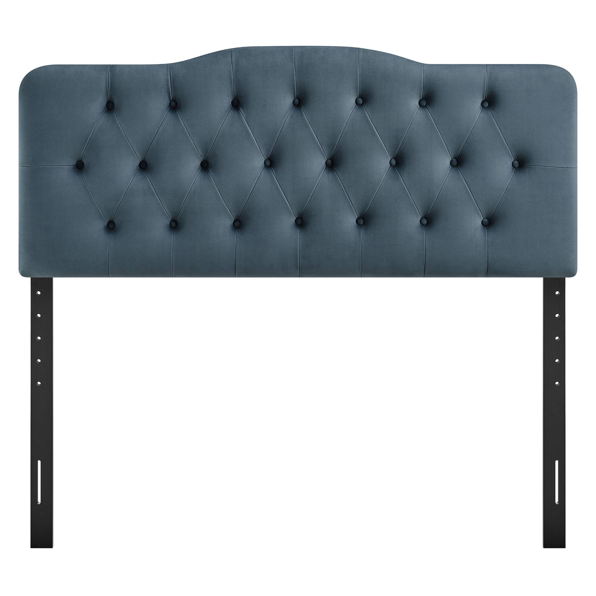 Alt View 2. Modway - Annabel Diamond Tufted Performance Velvet Headboard by Modway - Cadet Blue.