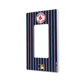 Keyscaper - 1976-2008 Cooperstown Pinstripe Single Rocker Light Switch Plate - Multicolor