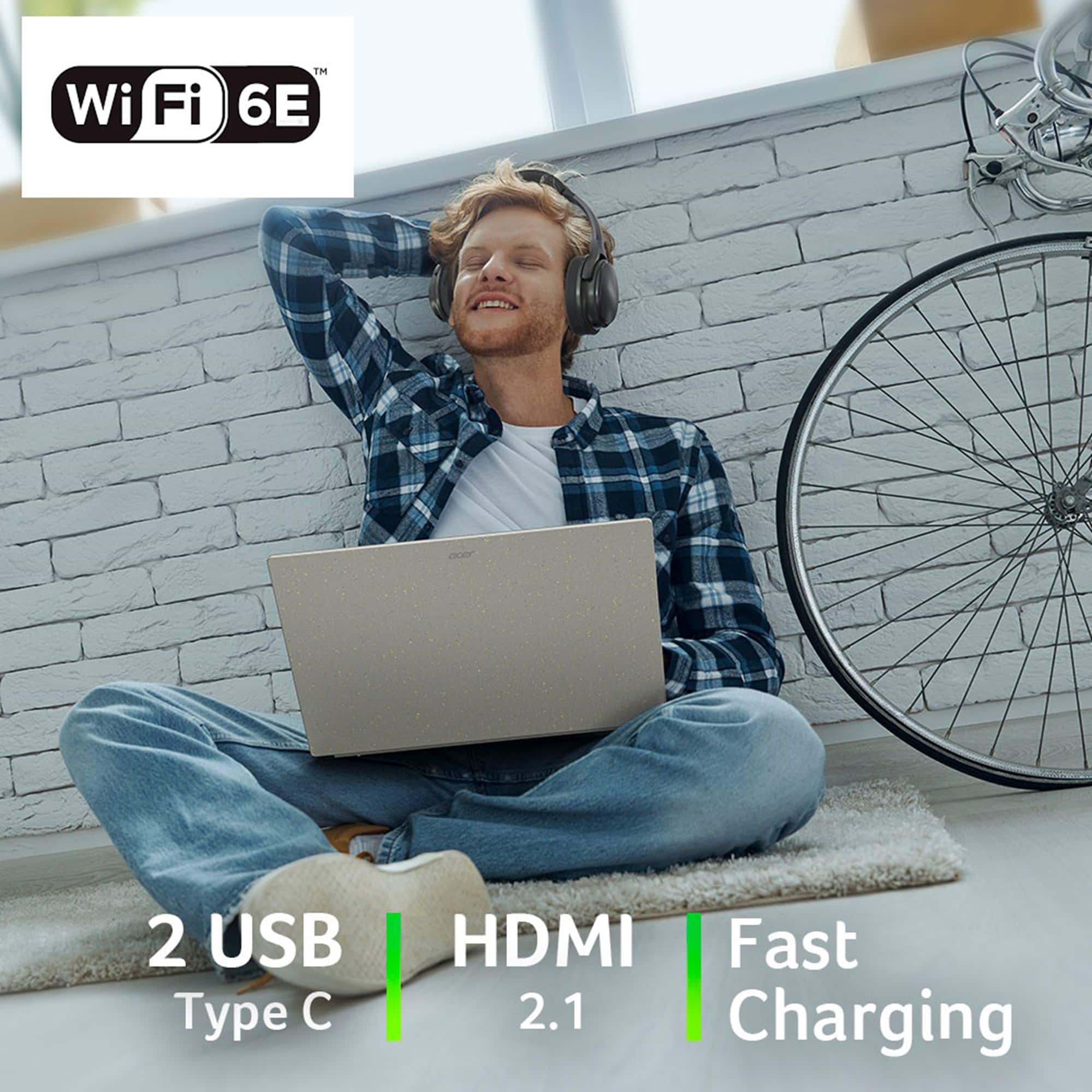 Wi Fi TM 6E 2 USB Type C 2.1 Charging