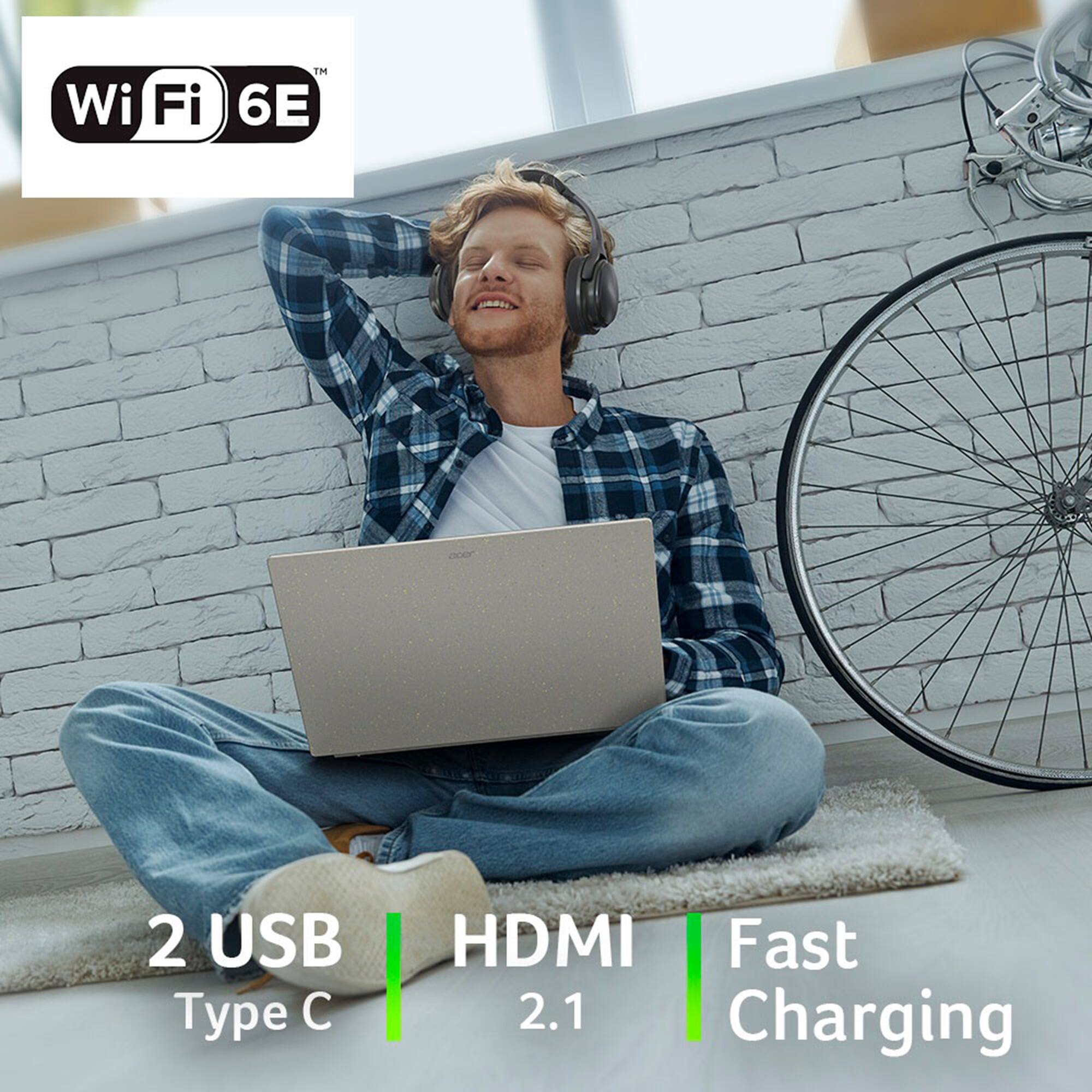 Wi Fi TM 6E 2 USB Type C 2.1 Charging