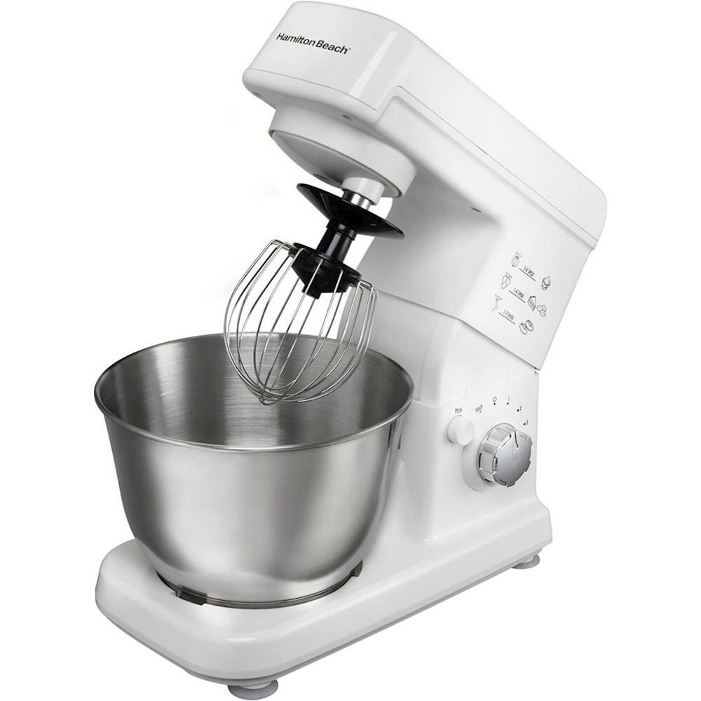 Alt View 11. Hamilton Beach - Tilt-Head Stand Mixer - White.