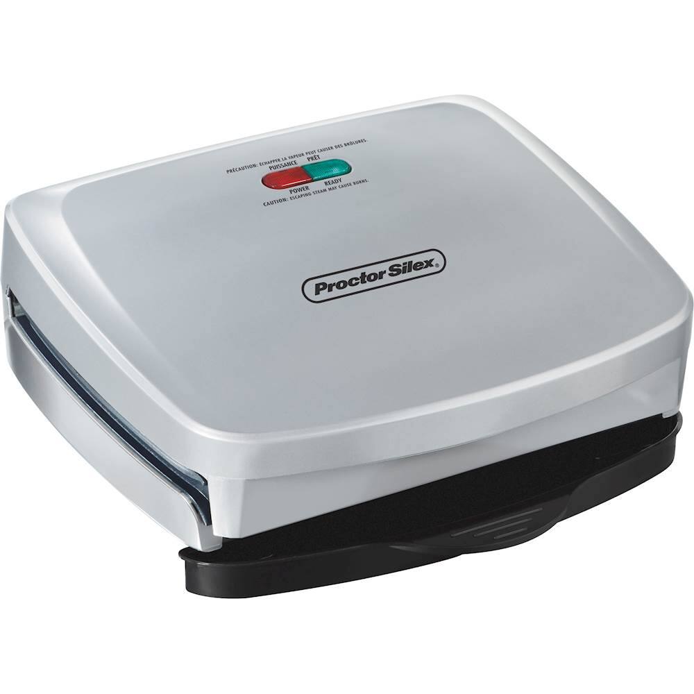 Angle. Proctor Silex - Electric Grill - Black.