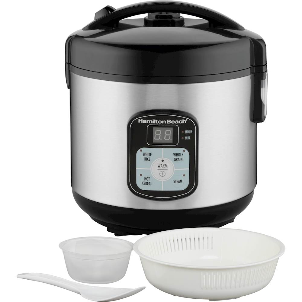 Best Buy: Hamilton Beach 8-Cup Rice Cooker/Steamer Stainless Steel