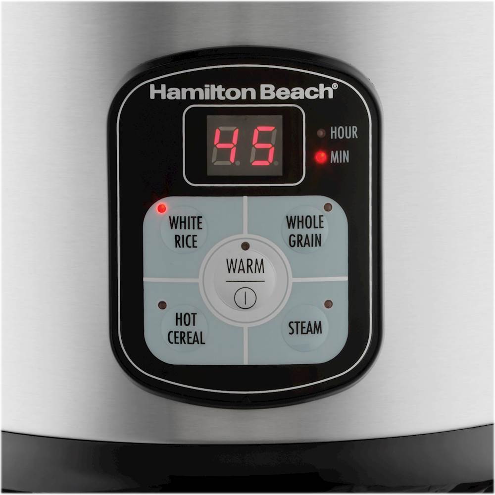 Hamilton Beach Rice Cooker & Steamer, 8 Cups Uncooked Rice - 1.5 Liter –  KATEI UAE
