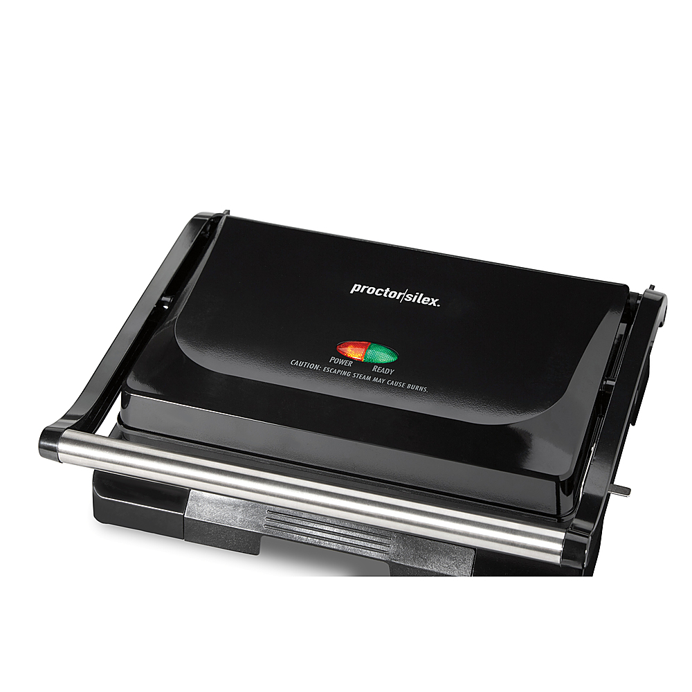 Best Buy: Proctor Silex Panini Press and Compact Grill Black 25440PS