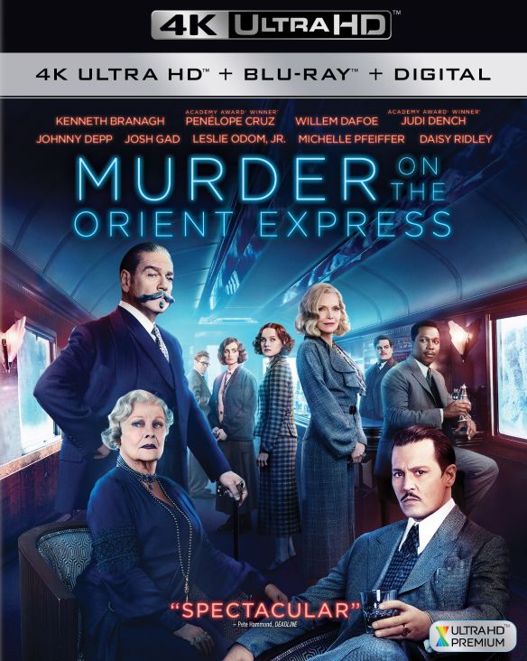  Murder on the Orient Express [4K Ultra HD Blu-ray/Blu-ray] [2017]