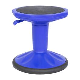 Flash Furniture - Carter Adjustable Height Kids Flexible Active Stool for Classroom and Home with Non-Skid Bottom, 14" - 18" Seat - Blue