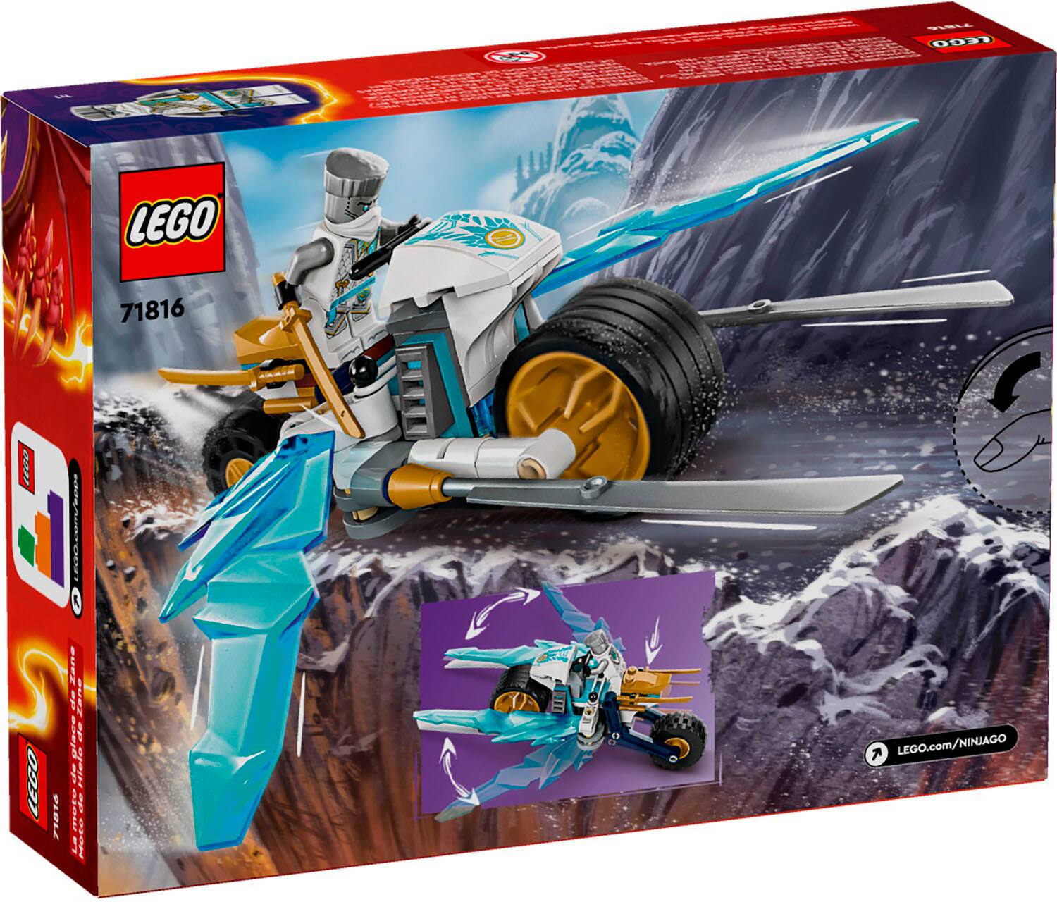 PL 6C0O LEGO 71816 LE00 LEGO 71810 LEUDZEM/2 1 sUE8 UET Miav Misiode moto | LEGO.com/NINJAGO