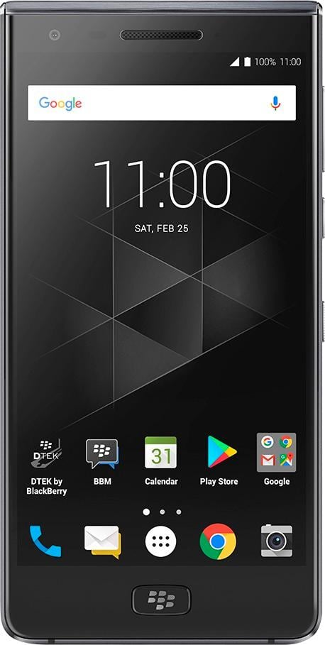 Front. BlackBerry - Motion 4G LTE with 32GB Memory Cell Phone (Unlocked) - Black.