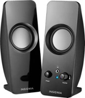 Insignia™ - Speakers - Black - Front_Zoom