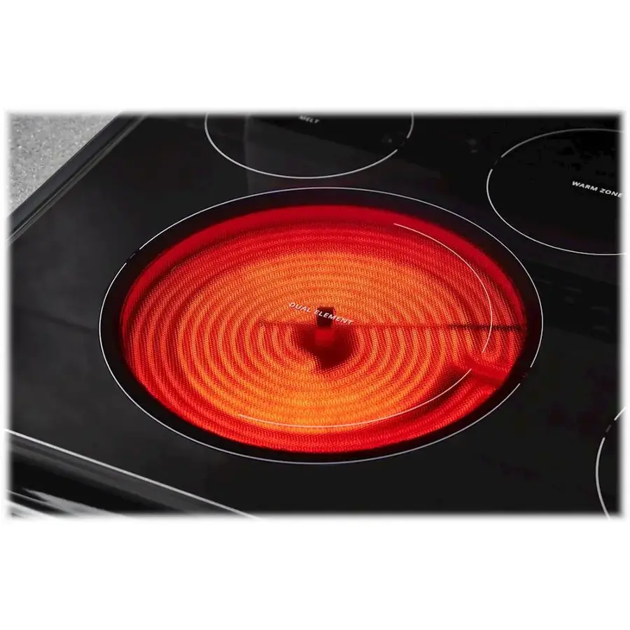 Alt View 16. Whirlpool - 6.4 Cu. Ft. Self-Cleaning Freestanding Electric Convection Range - Black.