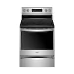 Whirlpool - 6.4 Cu. Ft. Self-Cleaning Freestanding Electric Convection Range - Stainless Steel