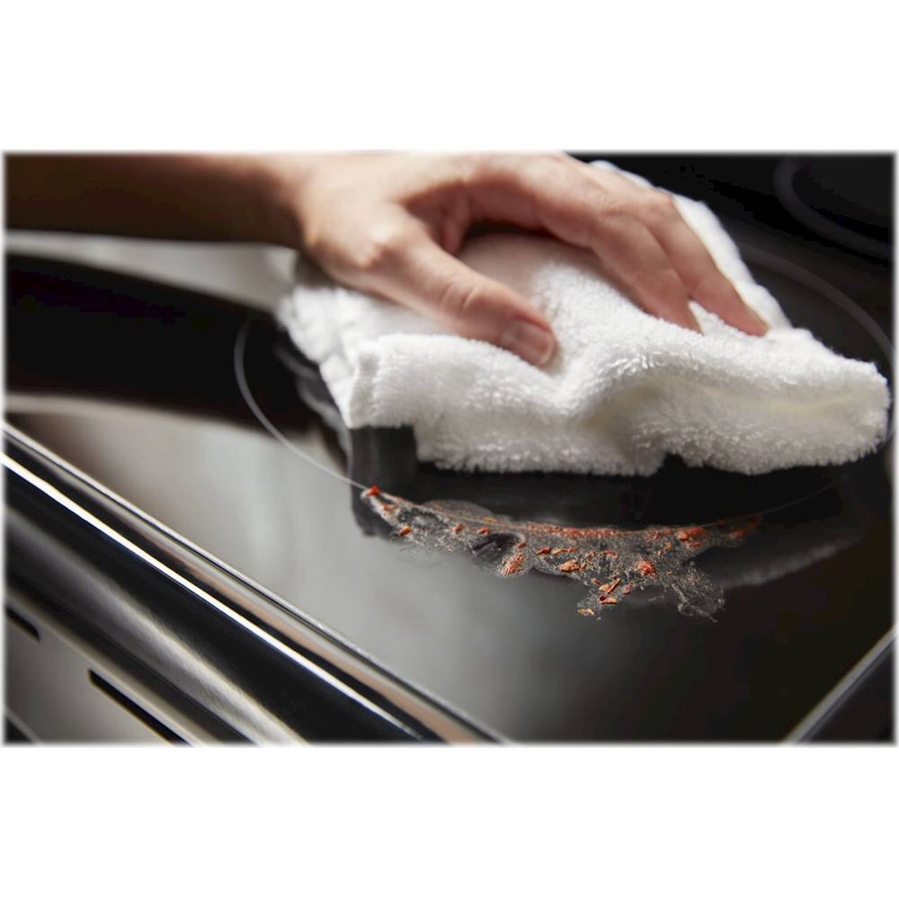 Alt View 16. Whirlpool - 6.4 Cu. Ft. Self-Cleaning Freestanding Electric Convection Range - Stainless Steel.