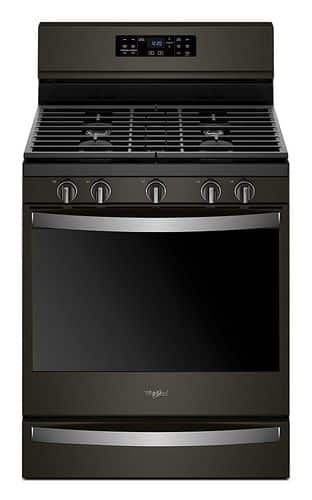 Whirlpool - 5.8 Cu. Ft. Self-Cleaning Freestanding Gas Convection Range - Fingerprint Resistant Stainless Steel