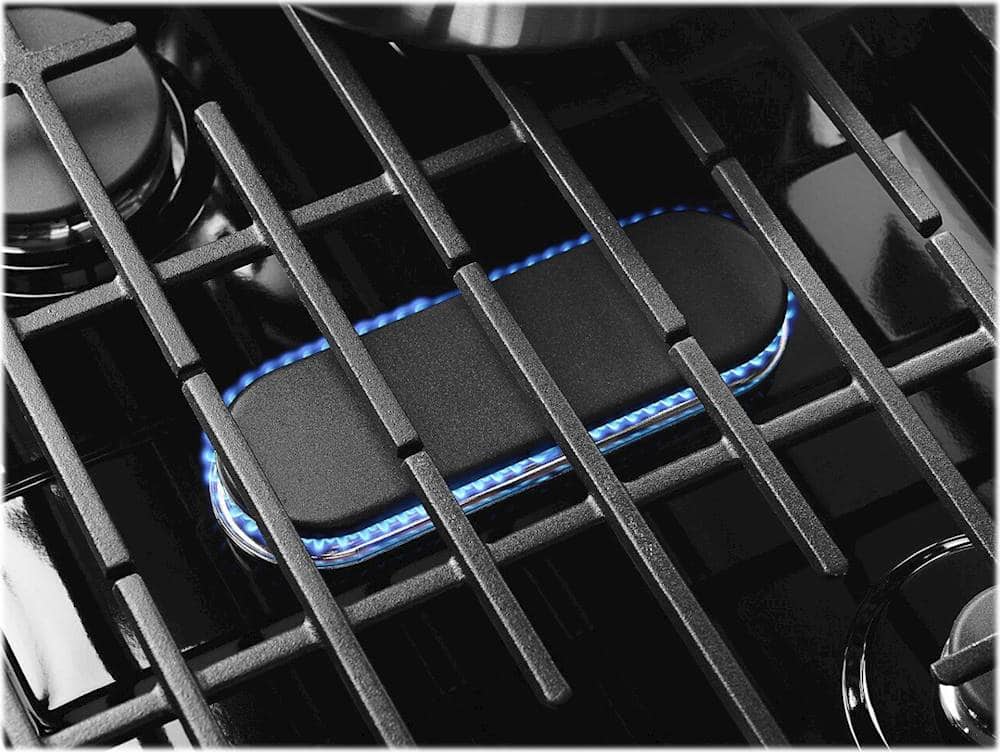 Alt View 14. Whirlpool - 5.8 Cu. Ft. Self-Cleaning Freestanding Gas Convection Range - Stainless Steel.