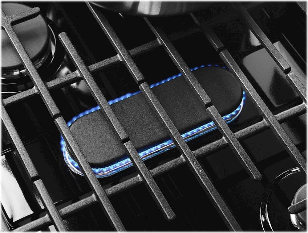 Alt View 17. Whirlpool - 5.8 Cu. Ft. Self-Cleaning Freestanding Gas Convection Range - Stainless Steel.