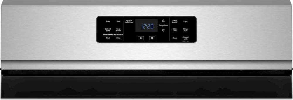 Alt View 1. Whirlpool - 5.8 Cu. Ft. Self-Cleaning Freestanding Gas Convection Range - Stainless Steel.