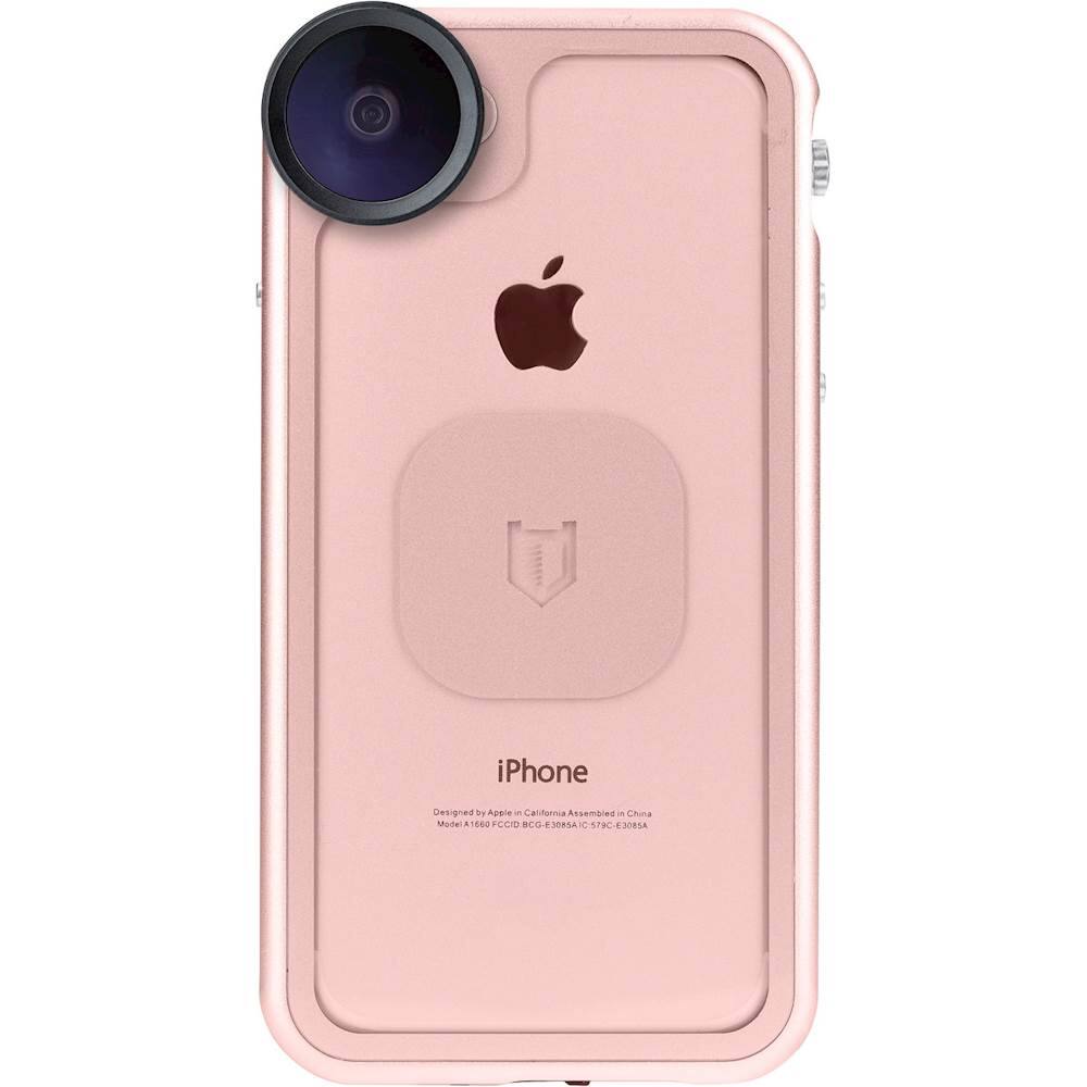 Alt View 14. Hitcase - Shield Link Protective Water-resistant Case for Apple® iPhone® 7 and 8 - Rose Gold.