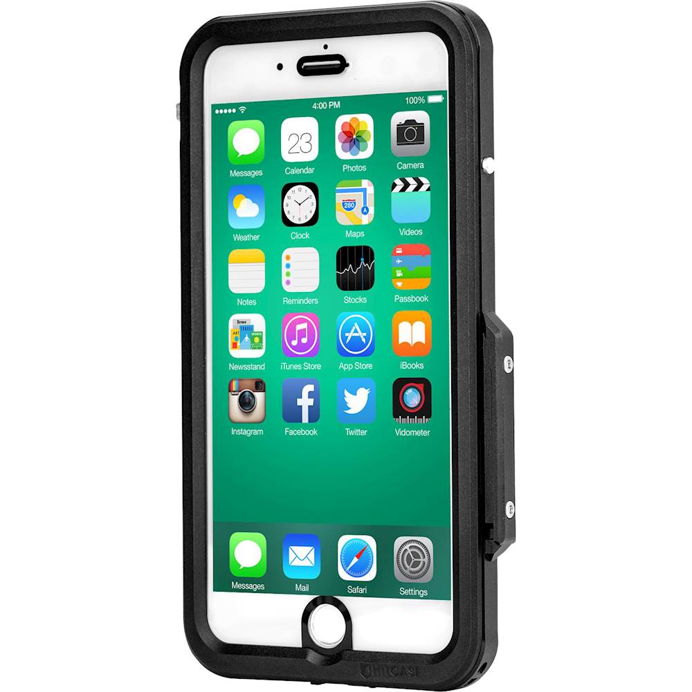 Hitcase - Pro Protective Water-Resistant Case for Apple iPhone 7 & 8 - Black