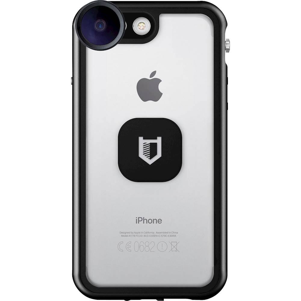 shield link protective water-resistant case for apple iphone 7 plus and 8 plus - black shield link protective water-resistant case for apple iphone 7 plus and 8 plus - black