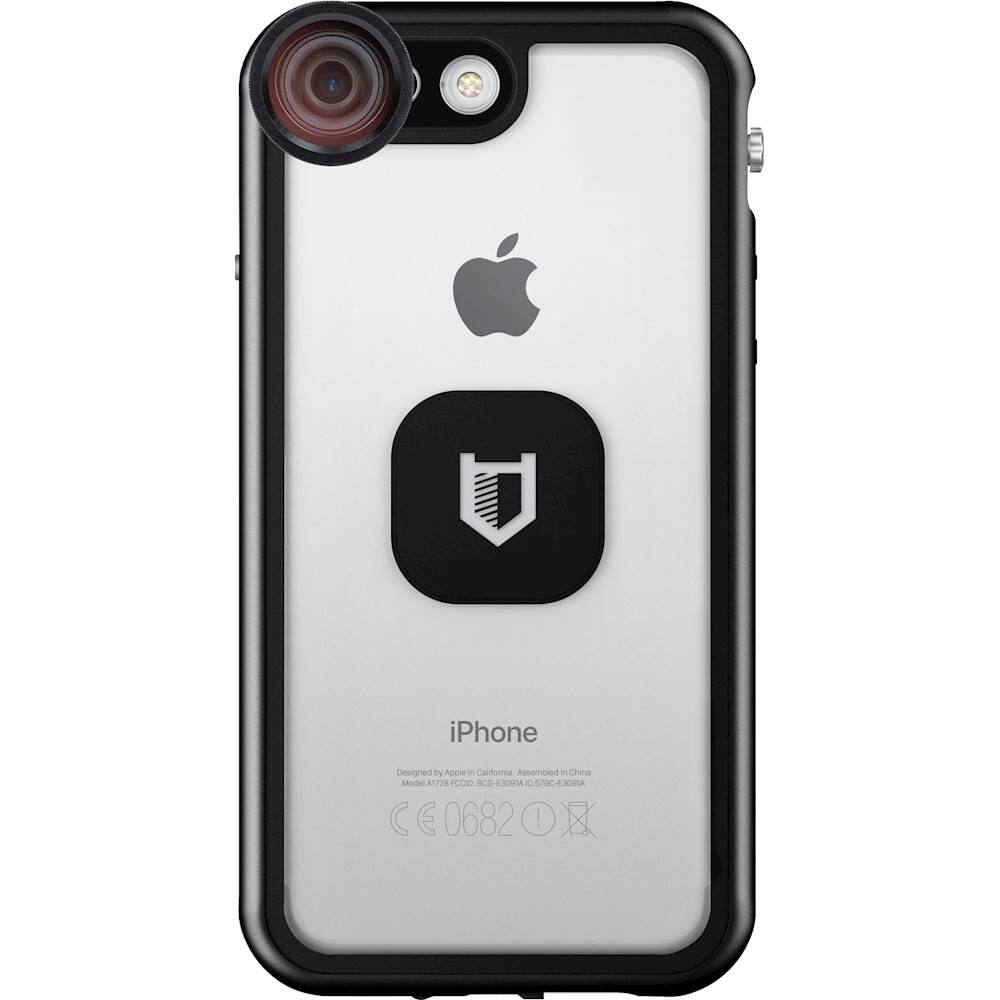 shield link protective water-resistant case for apple iphone 7 plus and 8 plus - black shield link protective water-resistant case for apple iphone 7 plus and 8 plus - black
