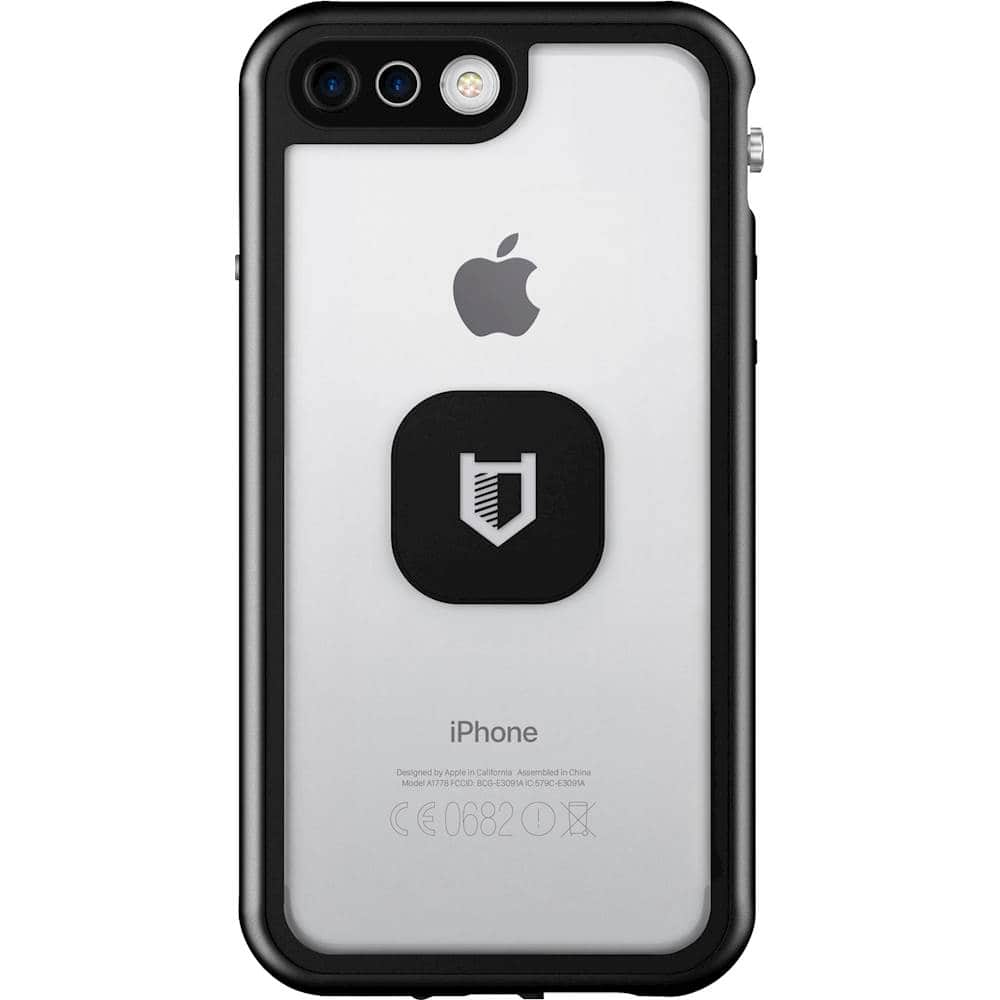 shield link protective water-resistant case for apple iphone 7 plus and 8 plus - black shield link protective water-resistant case for apple iphone 7 plus and 8 plus - black