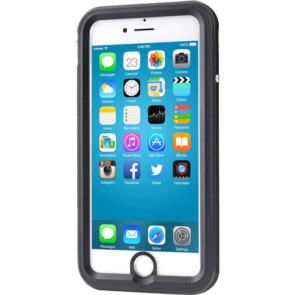 shield link protective water-resistant case for apple iphone 7 and 8 - black/transparent shield link protective water-resistant case for apple iphone 7 and 8 - black/transparent