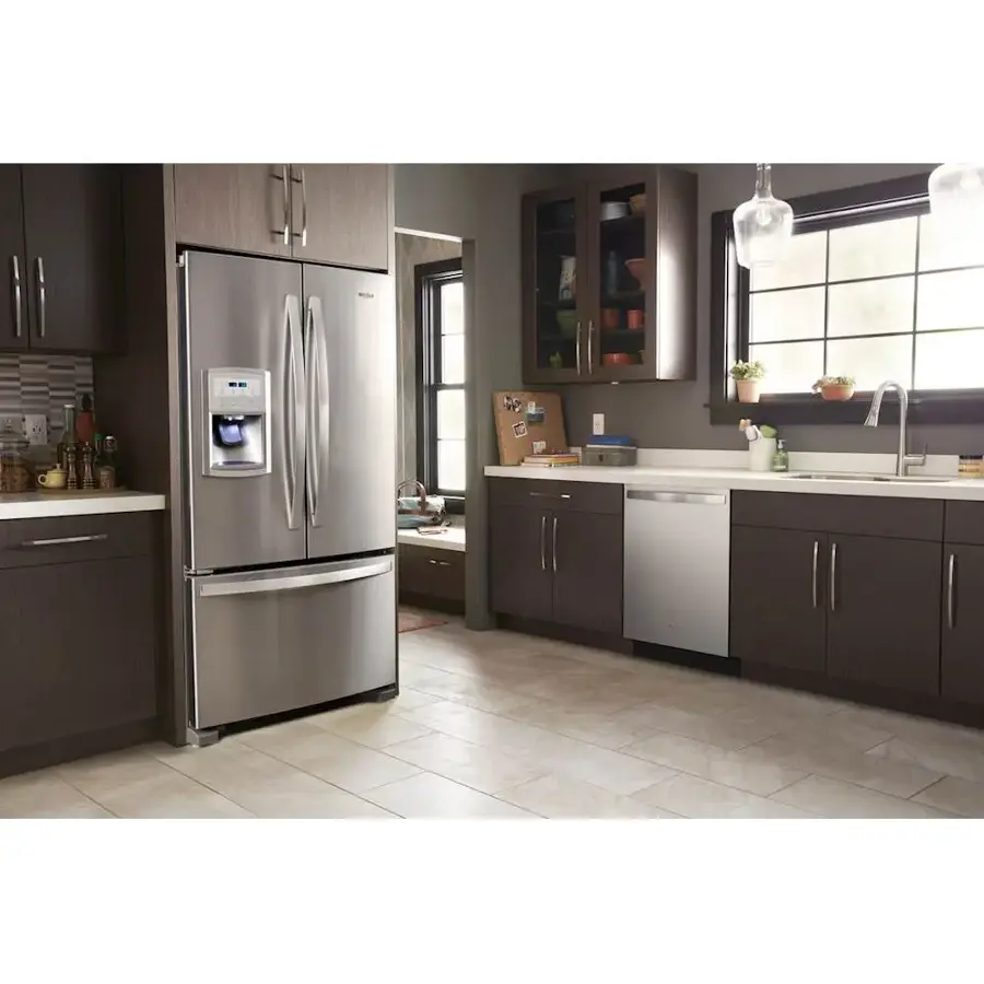 Alt View 17. Whirlpool - 19.7 Cu. Ft. French Door Counter-Depth Refrigerator - Stainless Steel.