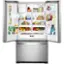 Alt View 1. Whirlpool - 19.7 Cu. Ft. French Door Counter-Depth Refrigerator - Stainless Steel.