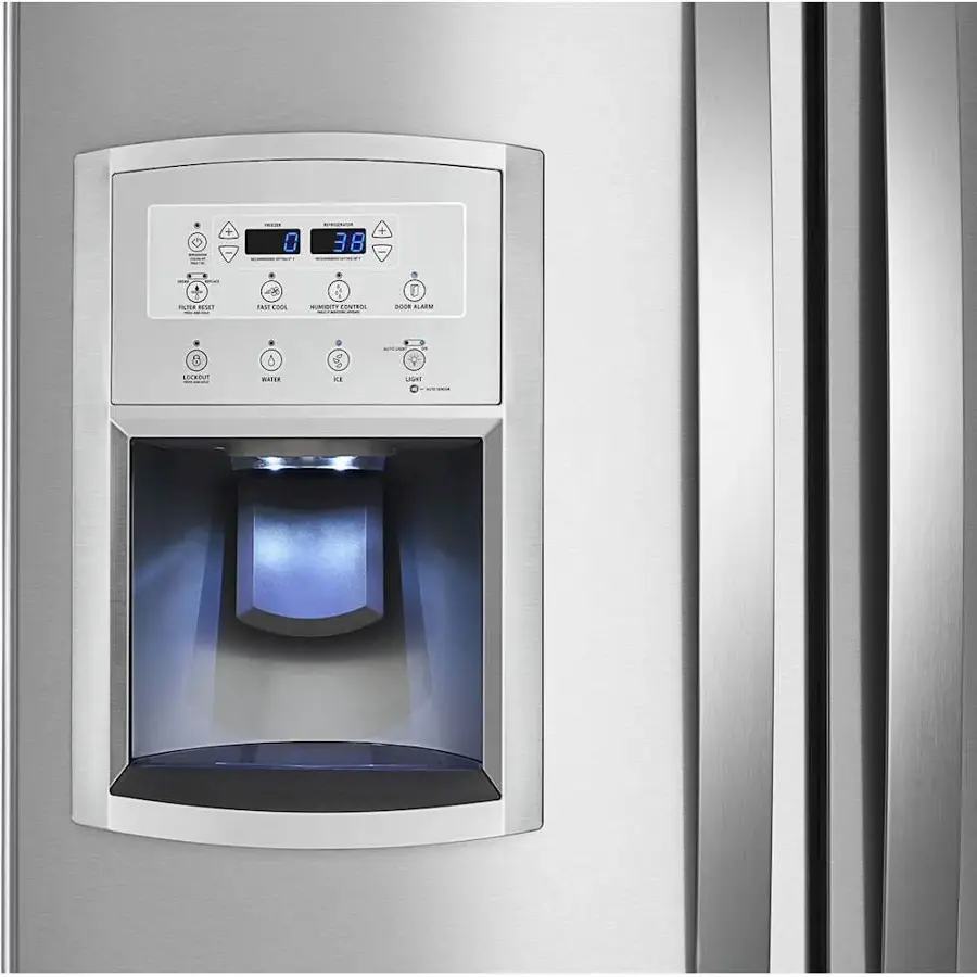 Alt View 4. Whirlpool - 19.7 Cu. Ft. French Door Counter-Depth Refrigerator - Stainless Steel.