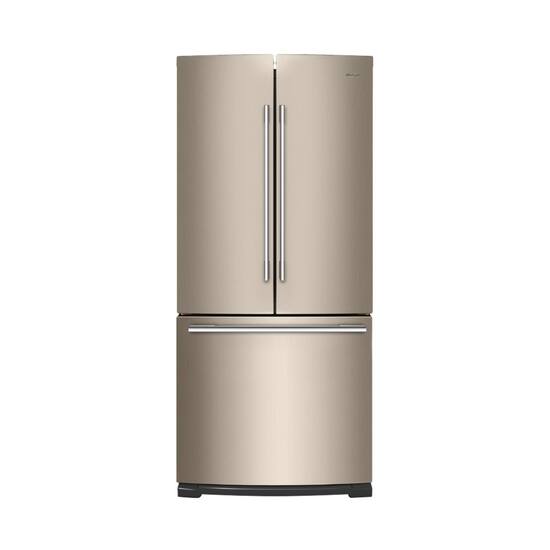 Whirlpool 19 7 Cu Ft French Door Refrigerator Sunset Bronze Wrfa60smhn Best Buy